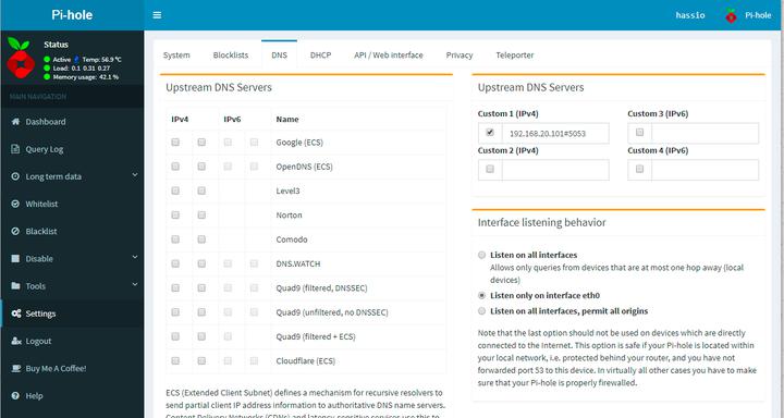 Cloudflare installation hassio